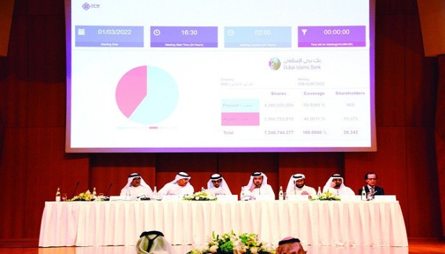 عمومية "دبي الإسلامي" تقر توزيعات عام 2021