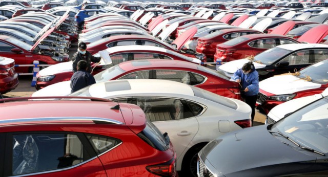 Car sales in China rise for the first time in 22 months