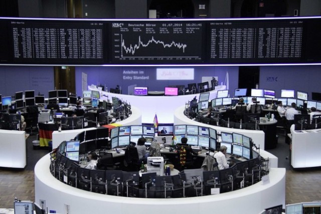 A dollar deal is climbing in the German market and shares of Europe