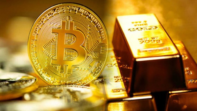 بنوك عالمية تفاضل بين الذهب وبيتكوين 