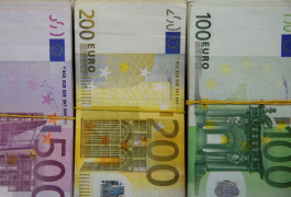 The euro rises for the fifth day in a row