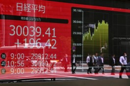 Asian stocks rise, dollar falls after US inflation falls