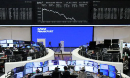 A collective decline in European stocks at the end of trading on Tuesday