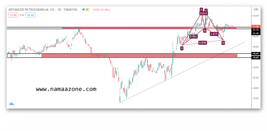 Technical Analysis of Advanced Petrochemical share